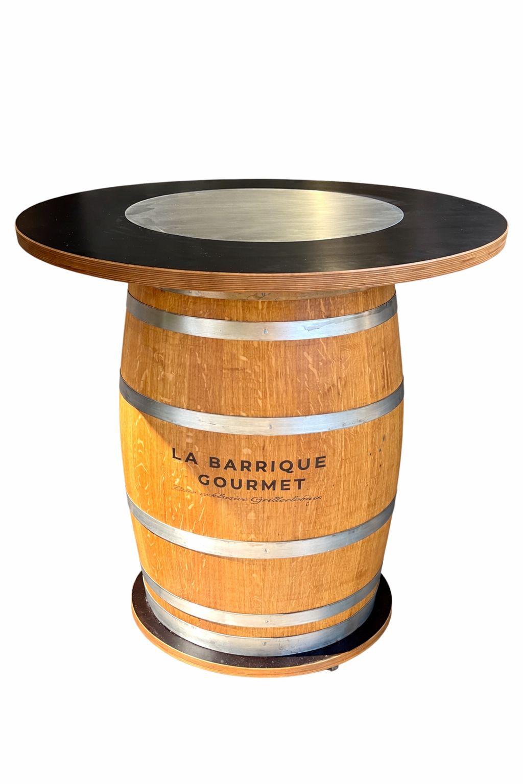 Grillfass XL - 225l Basic Siebdruck-Platte