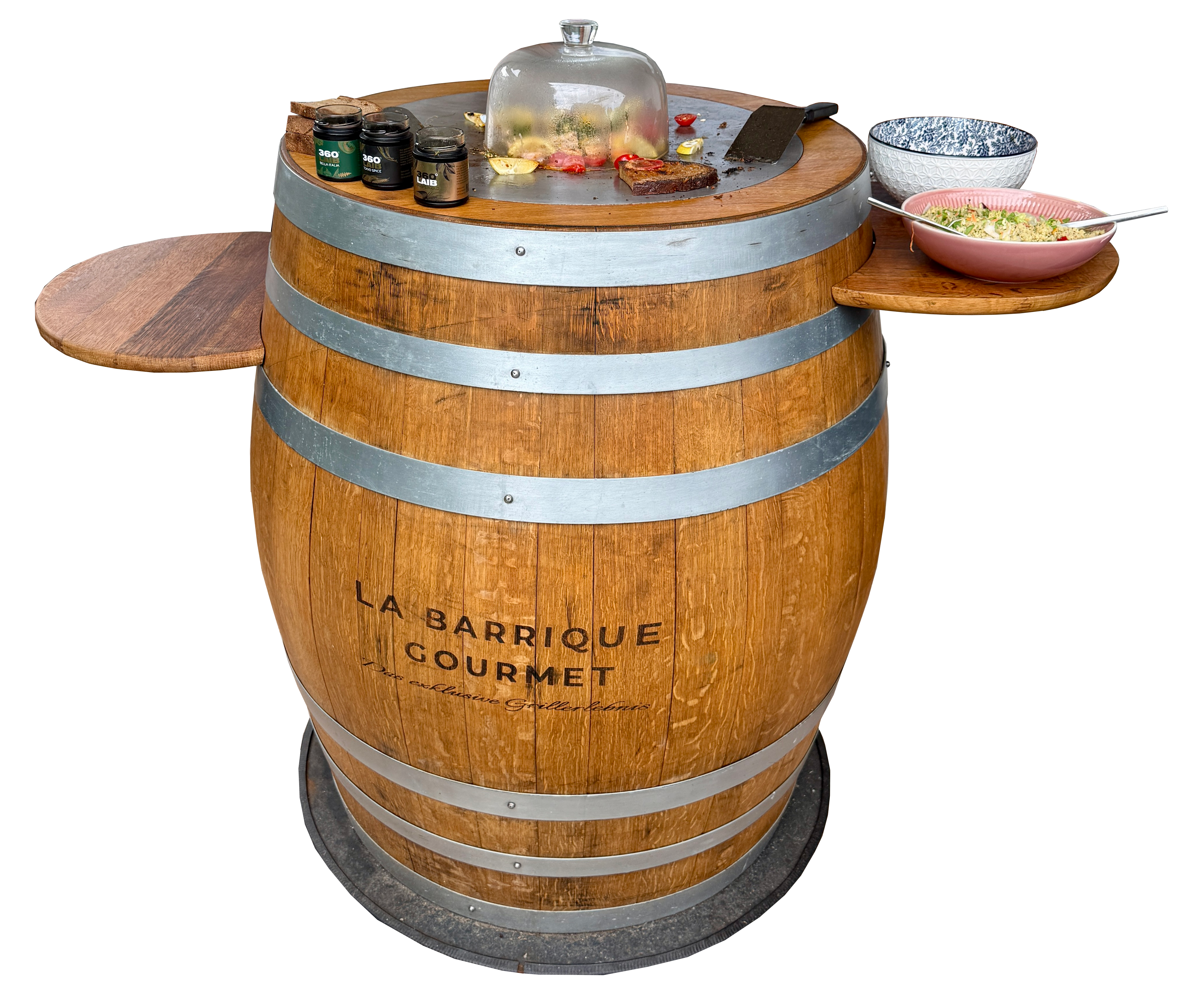 Grillfass XXL 500l flächenbündig