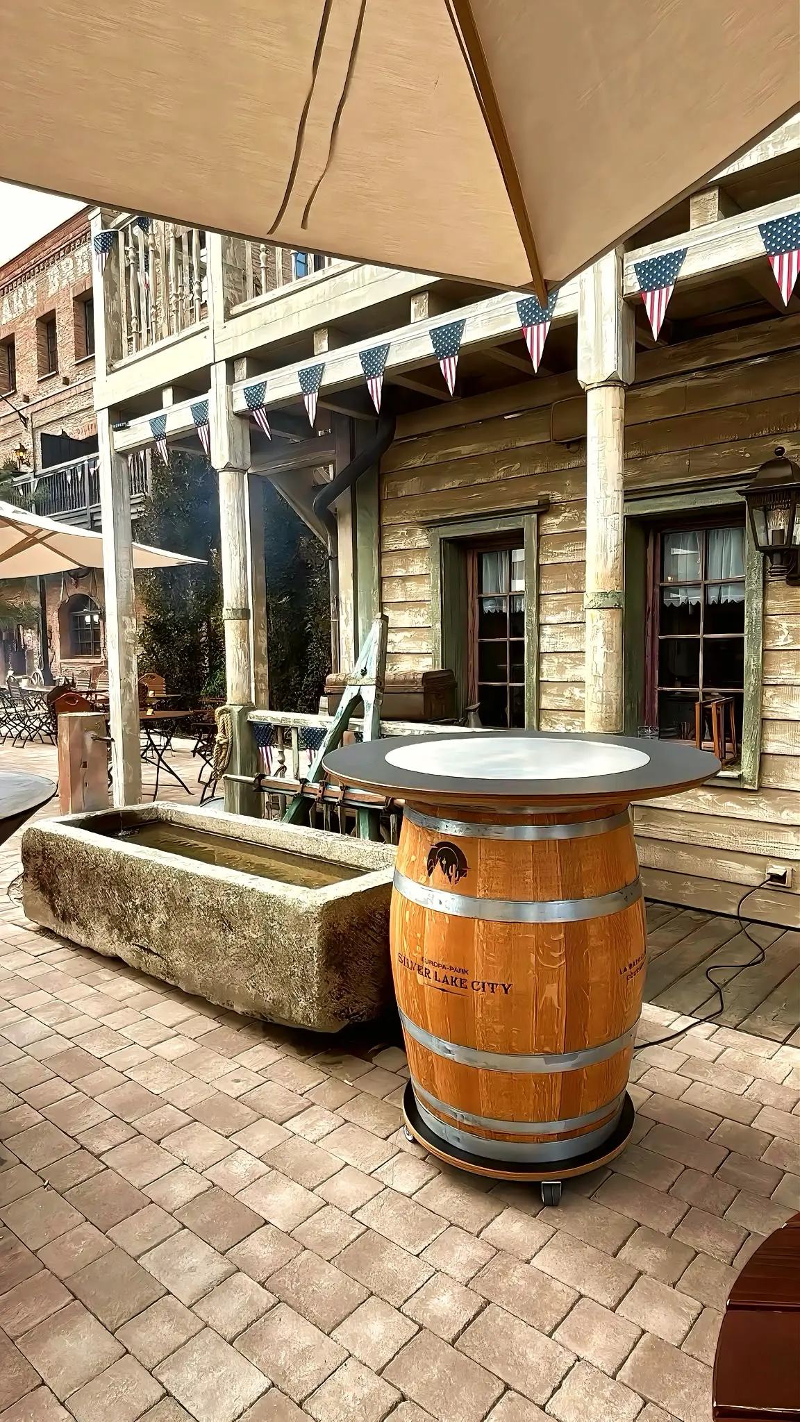 Barrique-Weinfass Silver Lake City Europa-Park