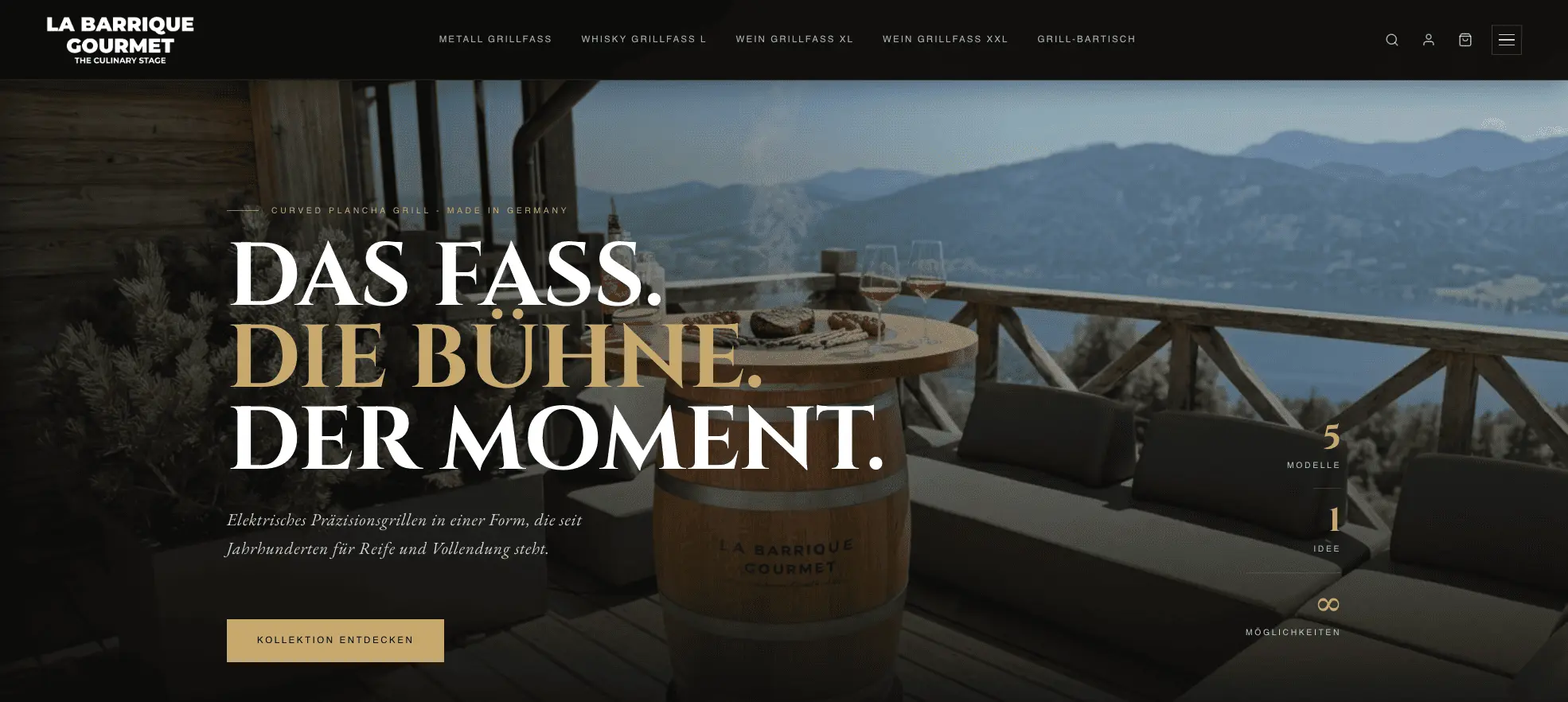 Redesign Onlineshop La Barrique Gourmet
