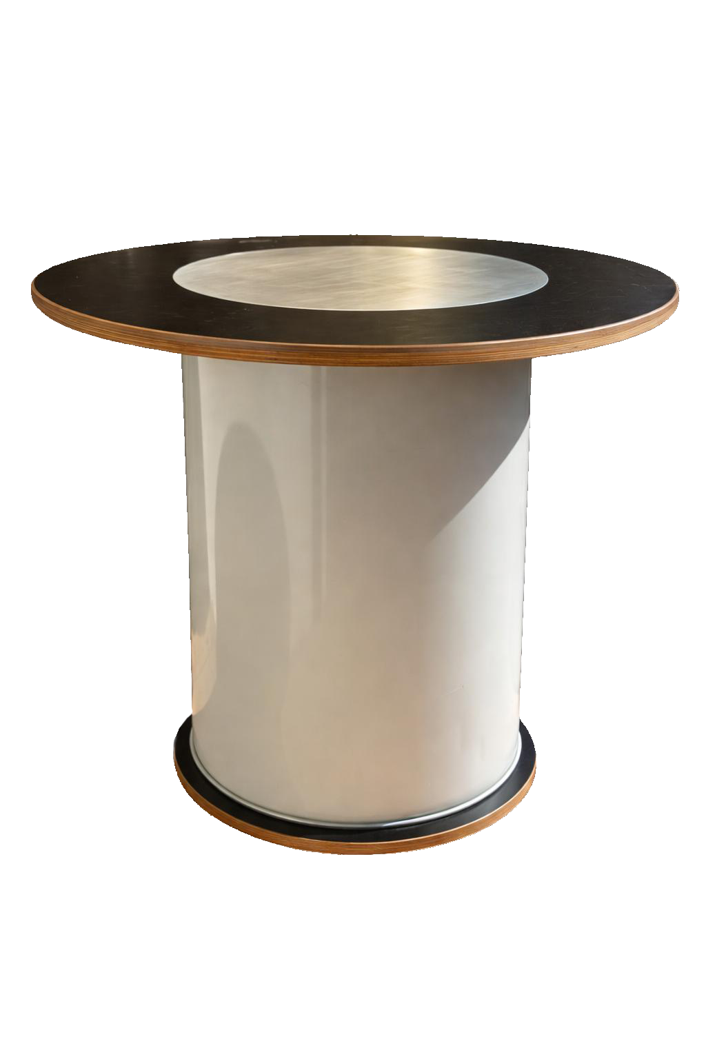 Öl-Grillfass Standard Siebdruck-Platte ohne Rillen (abnehmbar mit Rollen)